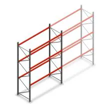 Gebrauchtes AR T2 Palettenregal 4200x2500x1000 mm (HxBxT) 3 Ebenen Grundregal