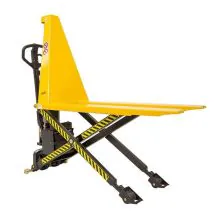 Scherenhubwagen semi-elektrisch Totalsource TRSE0005 1000 kg gelb