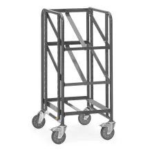 ESD Euro-Lagerbehälterwagen 250 kg mit 3 Ebenen 410x610