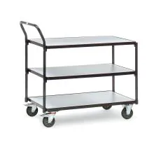ESD Tischwagen 300 kg, 3 Ebenen 850x500 (LxB)