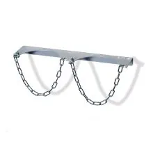 Gasflaschen-Wandhalter für 2 Gasflaschen mit einem Durchmesser von 230 mm