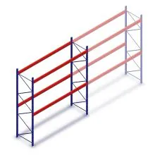 Gebrauchtes AR T2 Palettenregal 3200x3608x1100 mm (HxBxT) 2 Ebenen Grundregal
