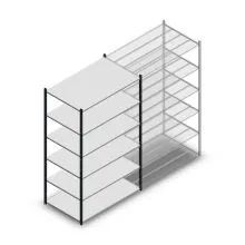 Fachbodenregal Medium Duty 2000x1300x800mm (hxbxt) 6 Ebenen anthrazit Anfangsregal