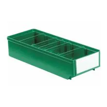 Lagerbehälter, Lagerregal RB 400x152x83 mm (lxbxh) grün