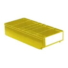 Lagerbehälter, Lagerregal RK 400x186x83 mm (lxbxh) gelb