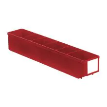 Lagerbehälter, Lagerregalbehälter RK 500x93x83 mm (lxbxh) rot