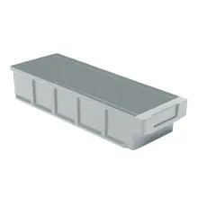 Lagerbehälter, Lagerregalbehälter VKB 400x152x83 mm (lxbxh) grau
