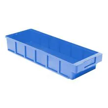 Lagerbehälter, Lagerregalbehälter VKB 400x186x83 mm (lxbxh) blau