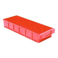 Lagerbehälter, Lagerregalbehälter VKB 400x186x83 mm (lxbxh) rot