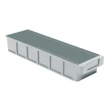 Lagerbehälter, Lagerregalbehälter VKB 500x152x83 mm (lxbxh) grau
