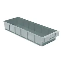 Lagerbehälter, Lagerregalbehälter VKB 500x186x83 mm (lxbxh) grau