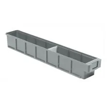 Lagerbehälter, Lagerregalbehälter VKB 600x93x83 mm (lxbxh) grau