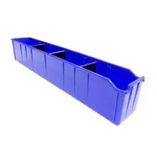Lagerbehälter PSB 8 blau 615x100x110 mm (lxbxh) blau