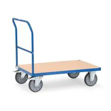 Plattformwagen, Schiebegriffwagen 600 kg mit Schiebegriff 1200x800