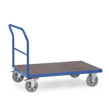 Plattformwagen, Schwerlastwagen 1200 kg 1600x800 mit offenem Schiebegriff