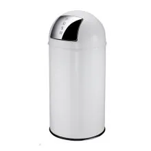 Pushcan Abfallbehälter EKO 40 Liter weiß