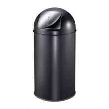 Pushcan Abfallbehälter EKO 40 Liter schwarz
