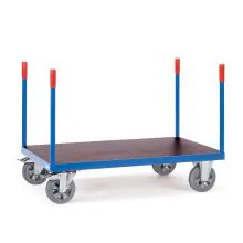 Rungenwagen, Schwerlastwagen 1200 kg 1000x700 mit 4 verschraubbaren Rungen