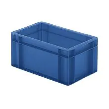 Stapelbare Transportkiste TK0 300x200x145 mm (lxbxh) blau