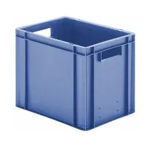 Stapelbare Transportkiste TK0 400x300x320 mm (lxbxh) blau