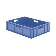 Stapelbare Transportkiste TK0 800x600x210 mm (lxbxh) blau