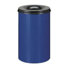 Selbstlöschender Papierbehälter 110 Liter blau-schwarz