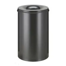 Flammhemmender Papierkorb 110 Liter schwarz