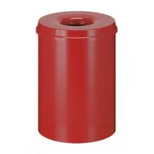 Selbstlöschender Papierbehälter 30 Liter rot