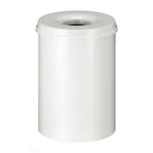 Feuerhemmender Papierlagerbehälter 30 Liter weiß