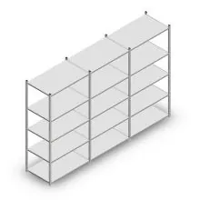 Vorteilsreihe Fachbodenregal Light Duty 2000x3000x600 mm (HxBxT) 5 Ebenen