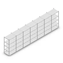 Vorteilsreihe Fachbodenregal Medium Duty 2000x7000x700 mm (HxBxT) 5 Ebenen verzinkt