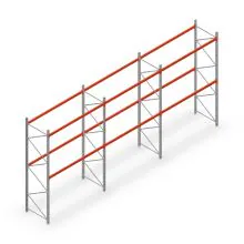 Vorteilsreihe Palettenregal AR T2 3500x8420x1100 mm (HxBxT) 2 Ebenen 1820kg/Eb.