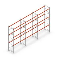 Vorteilsreihe Palettenregal AR T2 5000x8420x1100 mm (HxBxT) 3 Ebenen 1820kg/Eb.
