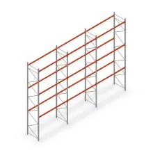 Vorteilsreihe Palettenregal AR T2 6000x8420x1100 mm (HxBxT) 3 Ebenen 1820kg/Eb