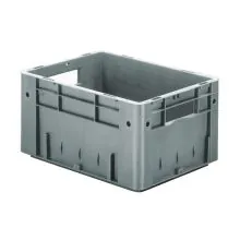 Schwere stapelbare Transportkiste VTK0 400x300x210 mm (lxbxh) grau