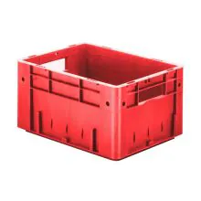 Schwere stapelbare Transportkiste VTK0 400x300x210 mm (lxbxh) rot