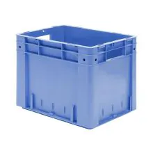 Schwerer stapelbarer Transportkasten VTK0 400x320x320 mm (lxbxh) blau