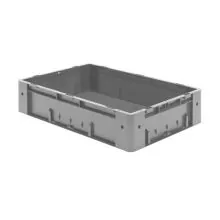 Schwere stapelbare Transportkiste VTK0 600x400x145 mm (lxbxh) grau