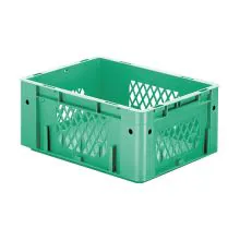 Schwere stapelbare Transportbox VTK1 400x300x175 mm (lxbxh) in grün