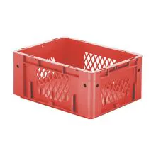 Schwere stapelbare Transportbox VTK1 400x300x175 mm (lxbxh) rot