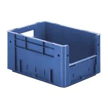 Schwere stapelbare Transportkiste VTK4 400x300x210 mm (lxbxh) blau