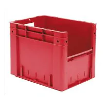 Schwere stapelbare Transportkiste VTK4 400x300x320 mm (lxbxh) rot