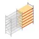 Weitspannregal AR 2250x1850x800 mm (hxbxt) 6 Ebenen verzinkt Anbauregal