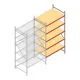 Weitspannregal AR 2250x2010x1000 mm (hxbxt) 5 Ebenen verzinkt Anbauregal