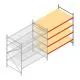Weitspannregal AR 2250x2250x1200 mm (hxbxt) 4 Ebenen verzinkt Anbauregal mit vormontierten Rahmen