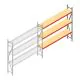 Weitspannregal AR 3000x1850x500 mm (hxbxt) 3 Ebenen verzinkt Anbauregal mit vormontierten Rahmen