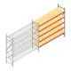 Weitspannregal AR 3000x2010x600 mm (hxbxt) 5 Ebenen verzinkt Anbauregal mit vormontierten Rahmen