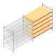 Weitspannregal AR 3000x1850x1200 mm (hxbxt) 5 Ebenen verzinkt Anbauregal