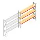 Weitspannregal AR 3000x2250x400 mm (hxbxt) 3 Ebenen verzinkt Anbauregal