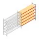 Weitspannregal AR 3000x2250x600 mm (hxbxt) 5 Ebenen verzinkt Anbauregal